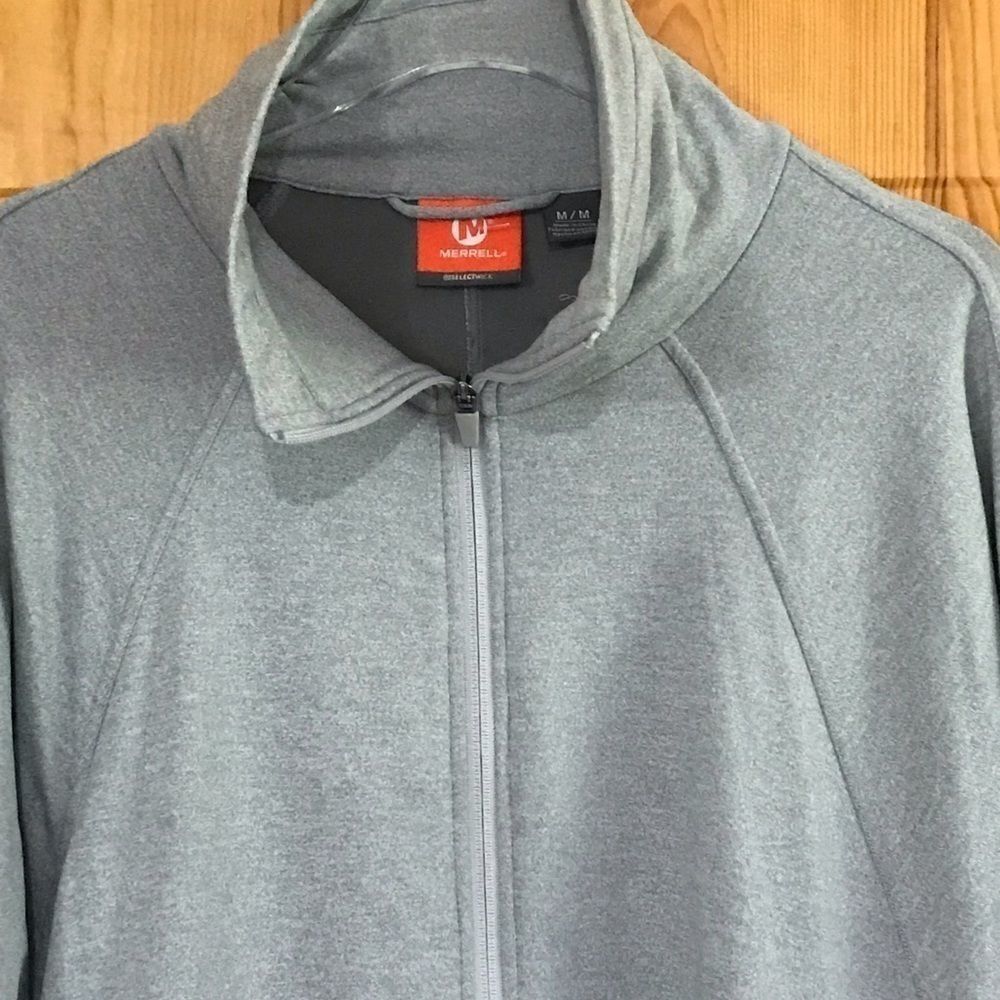 Merrill Women’s Zip Up Long Sleeve Gray Jacket - Picture 2 of 8